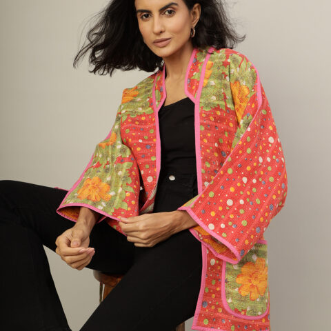 Kantha kimono jacket